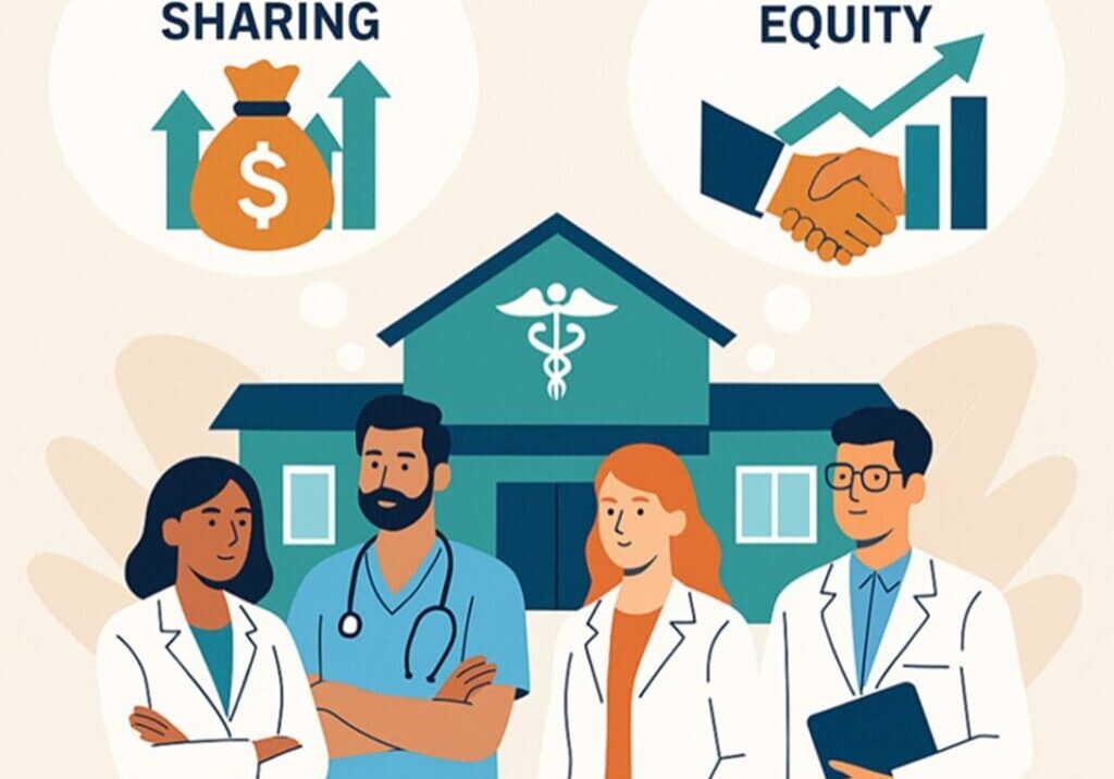 Doctors promoting profit-sharing and phantom equity benefits.